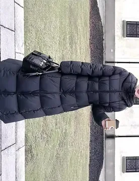 Luxury High-quality Hooded Quilted Over-the-knee Puffer Jacket Winter Warm Women's Down Coat Design Slim-fit Trench Coat Trendy - Aliexpress - FashionsVida