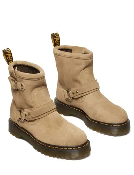 Bikerboot - Anistone HRNS - Savannah Tan Bronx Suede - EU36 - für Damen - Größe EU36 - camel - Frauen - female - Dr. martens - FashionsVida