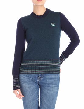 Pullover e verde logo Tiger