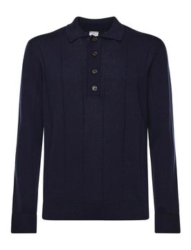Eleventy Polo In Cotone E Cashmere