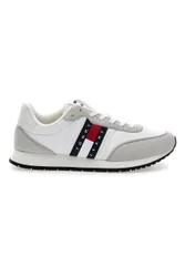 Sneakers bianche e grigie stile running con soletta estraibile Tommy jeans Tjm Class Runner 42
