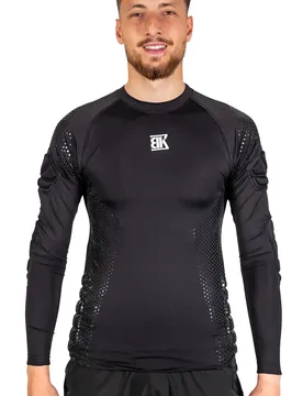Verstärktes Kompressions-Unterziehshirt - Noir - male - Size: XL