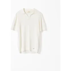 Polo de punto jersey manga corta de hombre