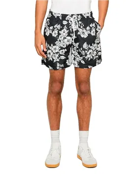Pantaloncino Da Bagno Tb2679 Black Flowers S