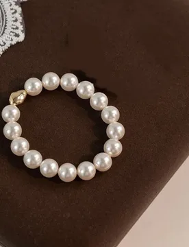 High Quality Baroque Twisted Strong Luster Freshwater Pearl Stretch Bracelet Large Pearl Beaded Bracelet for Women Gifts - Aliexpress - FashionsVida