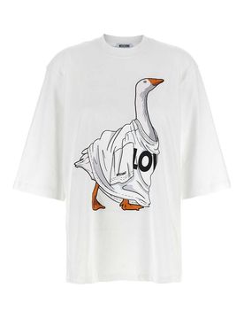 Moschino T-shirt a stampa frontale