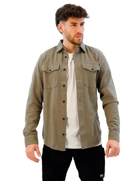 Camicia A Maniche Lunghe Marine Shamrock Gd M