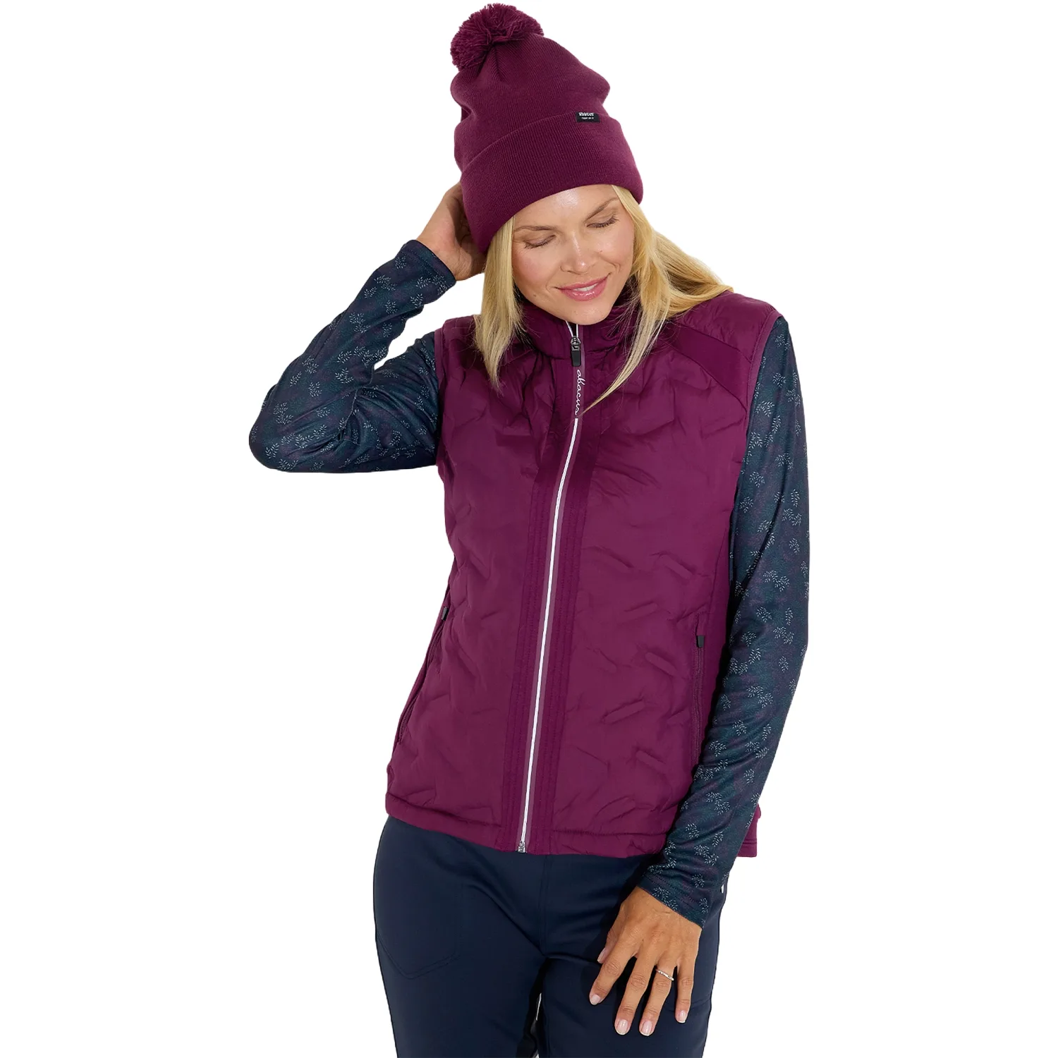 Weste Portrush Hybrid, beere xl - Abacus - FashionsVida