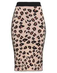 Midi-Rock Damen Beige 34,38 Damen