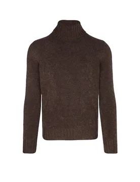 Rollkragenpullover braun 52 herren - Gran Sasso - FashionsVida