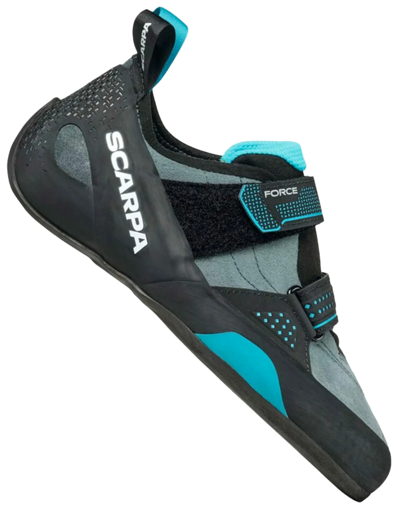 Chaussons d'escalade - Force Conifer Azure - Taille 40.5 - Bleu - Scarpa - FashionsVida