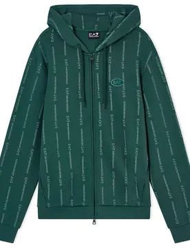Ea7 Emporio Armani Sweat-shirt à Zip 7m001392_af12660 Cilantro / Green Bay Fancy L