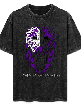 Cyber Purple Phantom T-Shirt Plus Size Outdoor Casual Top - Aliexpress - FashionsVida