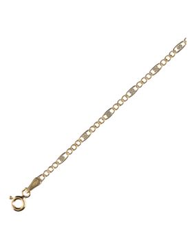Bracciale Uomo Oro Bianco Giallo GL102059
