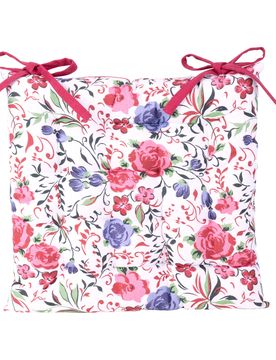 Wende-Sitzkissen „Rose“ rosa blau