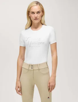 Damen T-Shirt MALIBU optic white M - Tommy hilfiger - FashionsVida