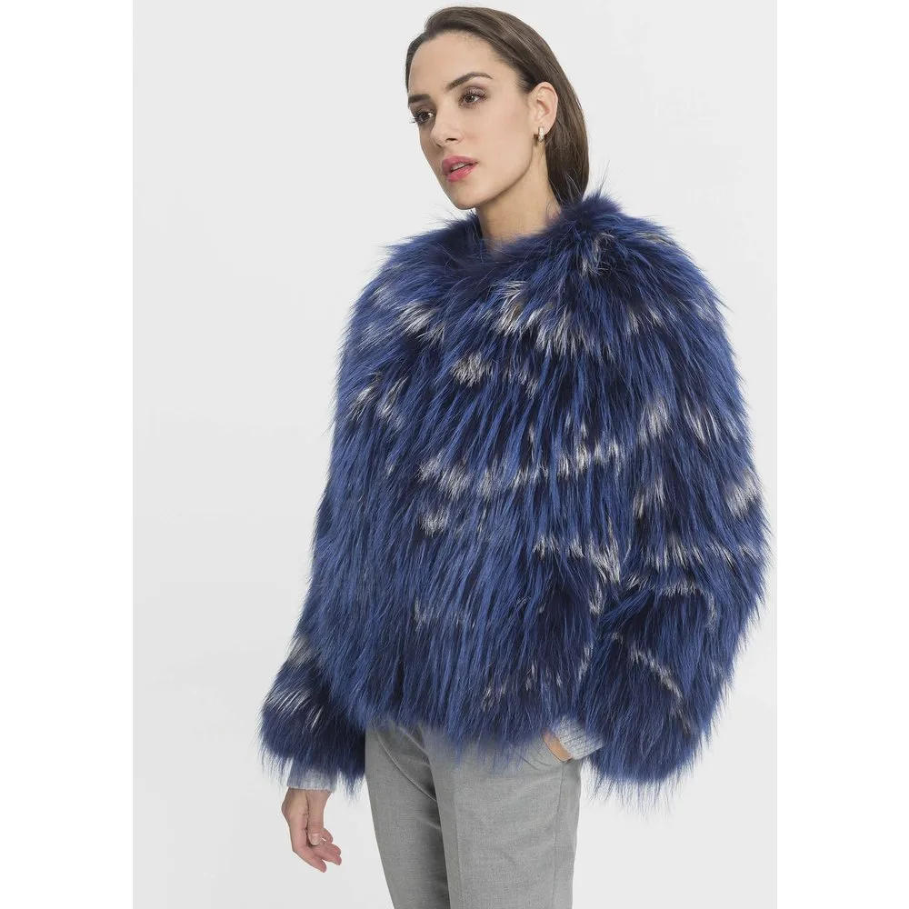 Chaqueta de pelo de mujer corta de finn racoon - De la Roca - FashionsVida