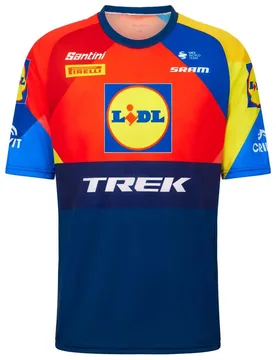 Maglietta A Maniche Corte Lidl-trek 2025 Print - Santini - FashionsVida