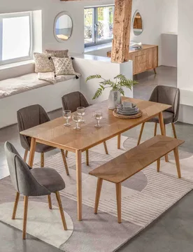 Extending Dining Table Natural - Gallery Direct - FashionsVida
