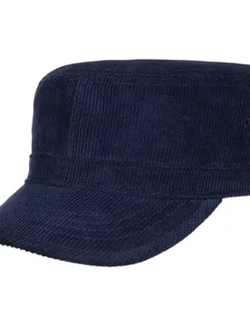Cotton Cord Army Cap by - navy - Female - Size: One Size - Lipodo - FashionsVida