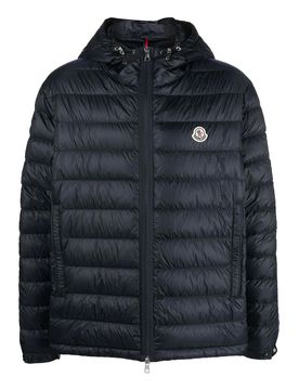 Piumino agout con patch logo
