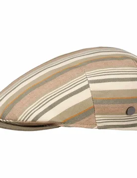 Halverham Summer Flat Cap by - beige-green - Size: L (58-59 cm) - Lierys - FashionsVida