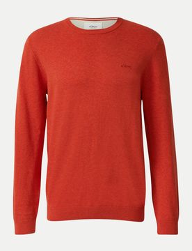 RED LABEL Strickpullover Rot XL