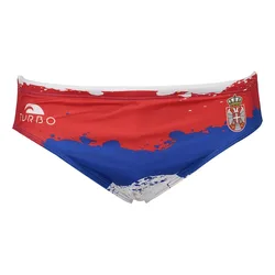 Srbja Swimming Brief Red / Navy 4XL Men