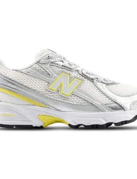 Toddler Trainers - Silver - Size 11 - Leather - Silver - Size: 11 - New Balance - FashionsVida