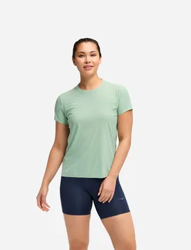 Women's Airolite Short Sleeve Top 2.0 in Jadeite, Size XL - HOKA - FashionsVida
