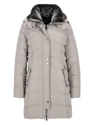 Jacke mit Webpelz female