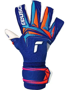 Gants De Gardien De But Attrakt Gold X Evolution Sharp Blu / White / Shock Orange 9 unisex