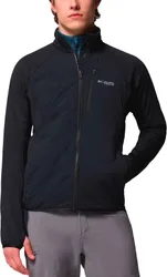 Warme und leichte Jacke Arctic Crest Hybrid Full Zip Black für Herren Größe L schwarz
