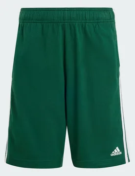 Short Essentials 3-Stripes Knit 15-16A Collegiate Green / White - Adidas - FashionsVida
