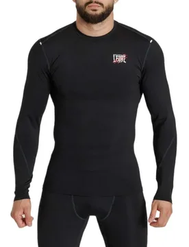 T-shirt à Manches Longues Rashguard Primal Instinct Black 2XL - Leone1947 - FashionsVida