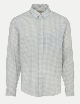 Hemd aus Leinen-Baumwoll-Mix 130-CREAM XL