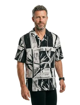 Hugo Camicia A Maniche Lunghe Exolino 10280301 Red Black M