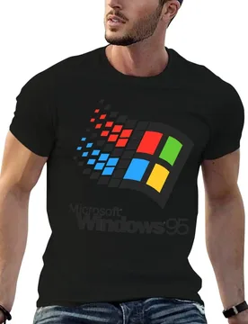 Microsoft Windows 95 Essential T-Shirt t shirt personalised funny t shirts dark humor man tshirt T-shirt - Aliexpress - FashionsVida