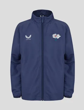 Yorkshire Cricket Junior 26/27 Woven Pre Match Jacket - Peacoat PEACOAT JL Unisex - Castore - FashionsVida