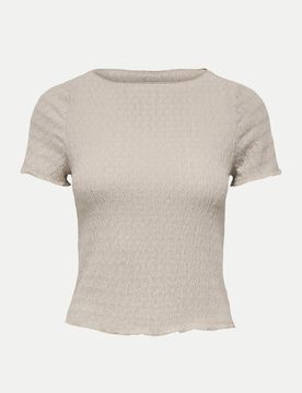 Only Crêpe Shirt ONLILSE Beige S