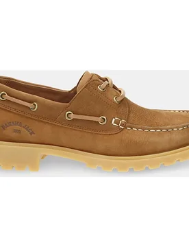 Náuticos de mujer en piel con forro de piel - Panama Jack - FashionsVida