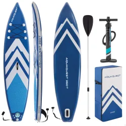 Tabla paddle surf hinchable AquaQuest 350T Touring con remo y accesorios