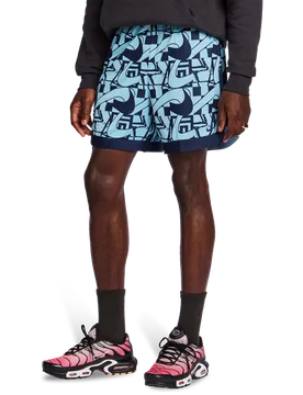 Giannis Uomo - Pantaloncini Blu - Taglia S - Poly Mesh S - Nike - FashionsVida