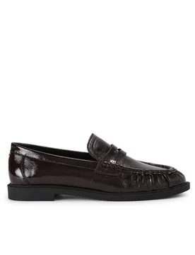 Women's 'Mila' Patent Flats in Wine Size: 4 - Wine - Size: 4 - KG Kurt Geiger - FashionsVida