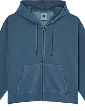 Sweat zippé à capuche - Lowcase Pigment Zip Hood Sweatshirt W Dark Slate en Coton - Taille M - Gris - Element - FashionsVida