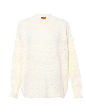 NALLY Jersey 'Nally' blanco lana