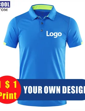 Quick-Drying Breathable Sports Polo Shirt Custom Logo Print Embroidery Design Company Brand 8 Colors Tops S-4xl ONECOOL 2021 - Aliexpress - FashionsVida