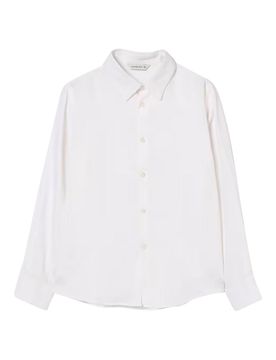 Camicia Con Logo Ricamato