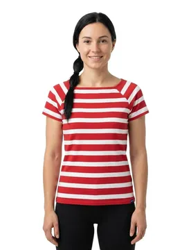 T-shirt à Manches Courtes Melanie Sr Red / Pearl XL