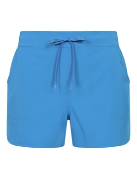 Womens Boardshorts Uv Protection Quick Dry Summer Swimming Trunks Medium Blue - Size 18 Uk - Mountain Warehouse - FashionsVida
